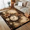 Ретро Книжные Часы Принт Ковер для Спальни Гостиной Прикроватный Диван Напольный Коврик Современный Домашний Декор Ковер Быстрая Доставка