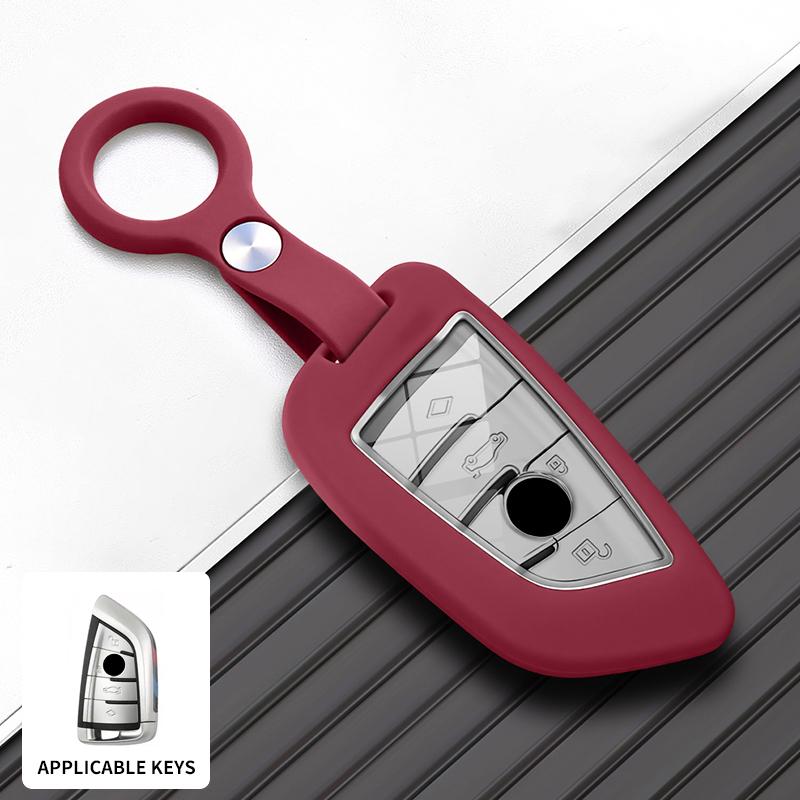 Liquid Silicone Rubber Car Key Case For 1 3 5 7 Series iX1 iX3 i5 X1 X3 X4 X5 F15 X6 X7 F16 F10 F20 F30 F25 M3 M4 Car Key Shell