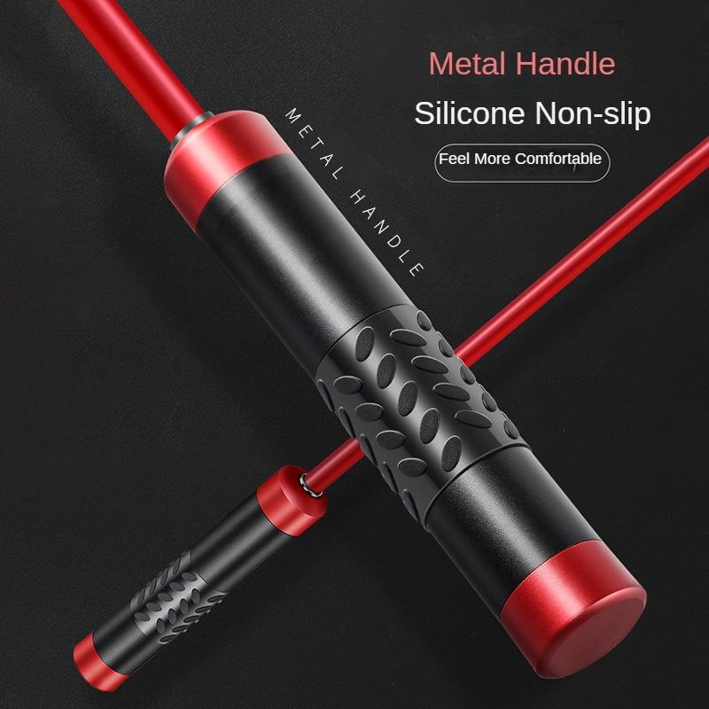 Тяжелая алюминиевая скакалка Crossfit Фитнес Спортивная скакалка из ПВХ с подшипником