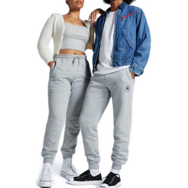 Converse Трикотажные спортивные штаны унисекс серые 10025420-A03
