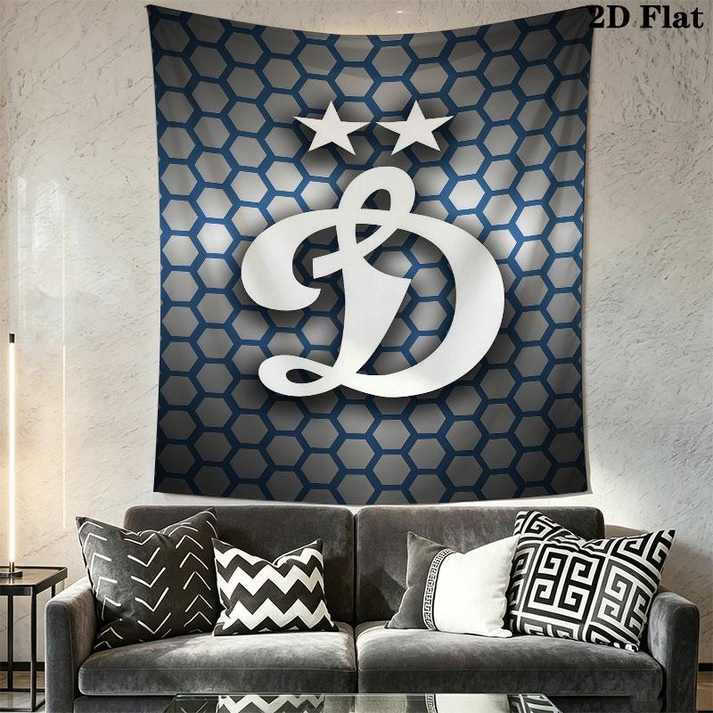 Dynamo Moscow Quest Wall Hanging Printed Fabric Blanket Decorative Tapestries for Bedroom Living Room Home Decor