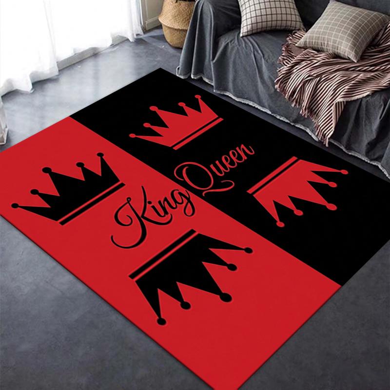 2025 New King&Queen Carpet Rug for Living Room Bedroom Home Sofa Decoration,Kids play Non-slip Floor Mat9