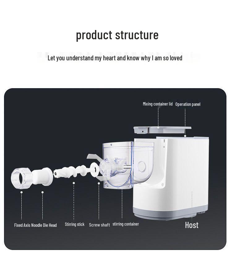 Умная немецкая автоматическая машина для приготовления лапши и теста для пельменей - Компактная, многофункциональная, электрическая.