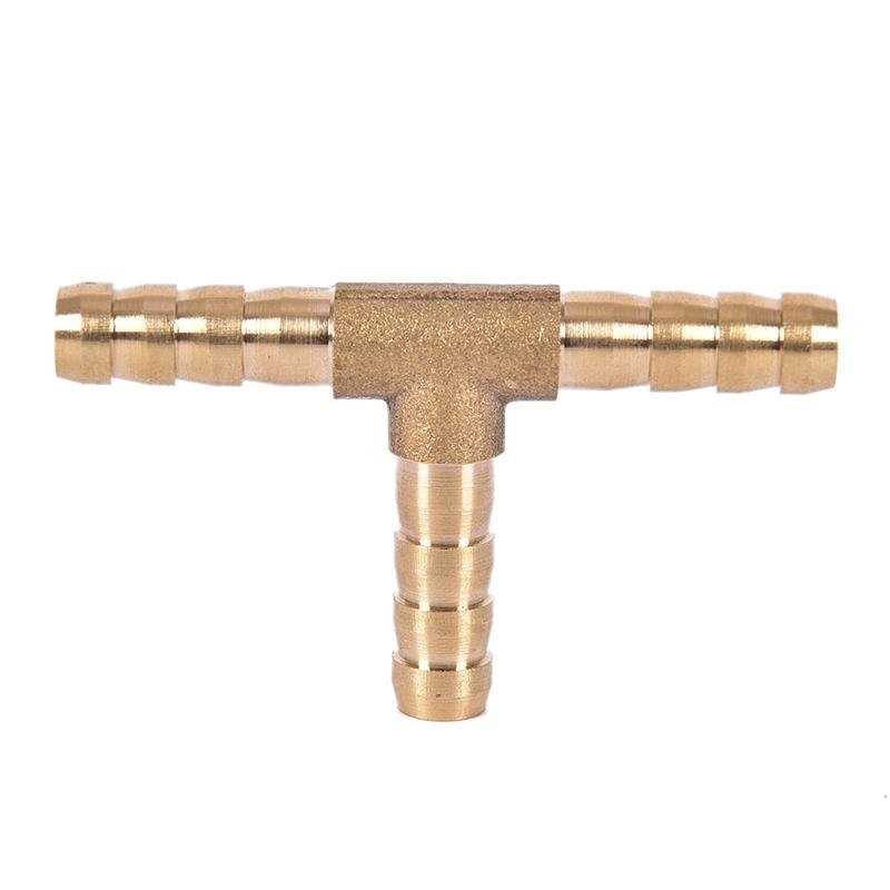1 шт. 6~16 мм латунный тройник 3-ходовой топливный шланговый соединитель для сжатого воздуха, масла, газа, трубы