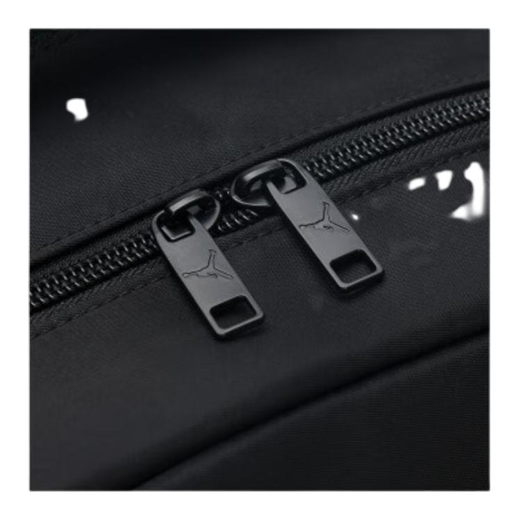 New Jordan Polyamide Backpack Medium Size Unisex Black JD2533057GS-001