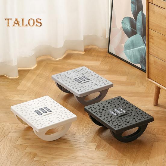 Табурет-качалка для ног с массажным роликом для облегчения боли при ахиллите, подошвенном фасциите, качающаяся подставка для ног, домашний офис, подстольный массажный низкий табурет