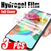 3PCS Front Screen Protector For Samsung Galaxy A71 A51 5G UW 4G A21 A11 A31 A21s Hydrogel Film Not Glass Water Gel A 71 51 31