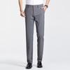 Мужские летние брюки прямого кроя из ледяного шелка в стиле business casual