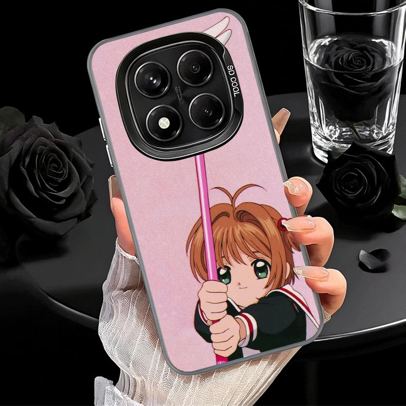 Мягкий чехол для телефона с аниме CardCaptor Sakura для Xiaomi Redmi Note 13 14 15 Pro Plus 12S 12 11S 11 11T 10S 10 Ударопрочный задний чехол S