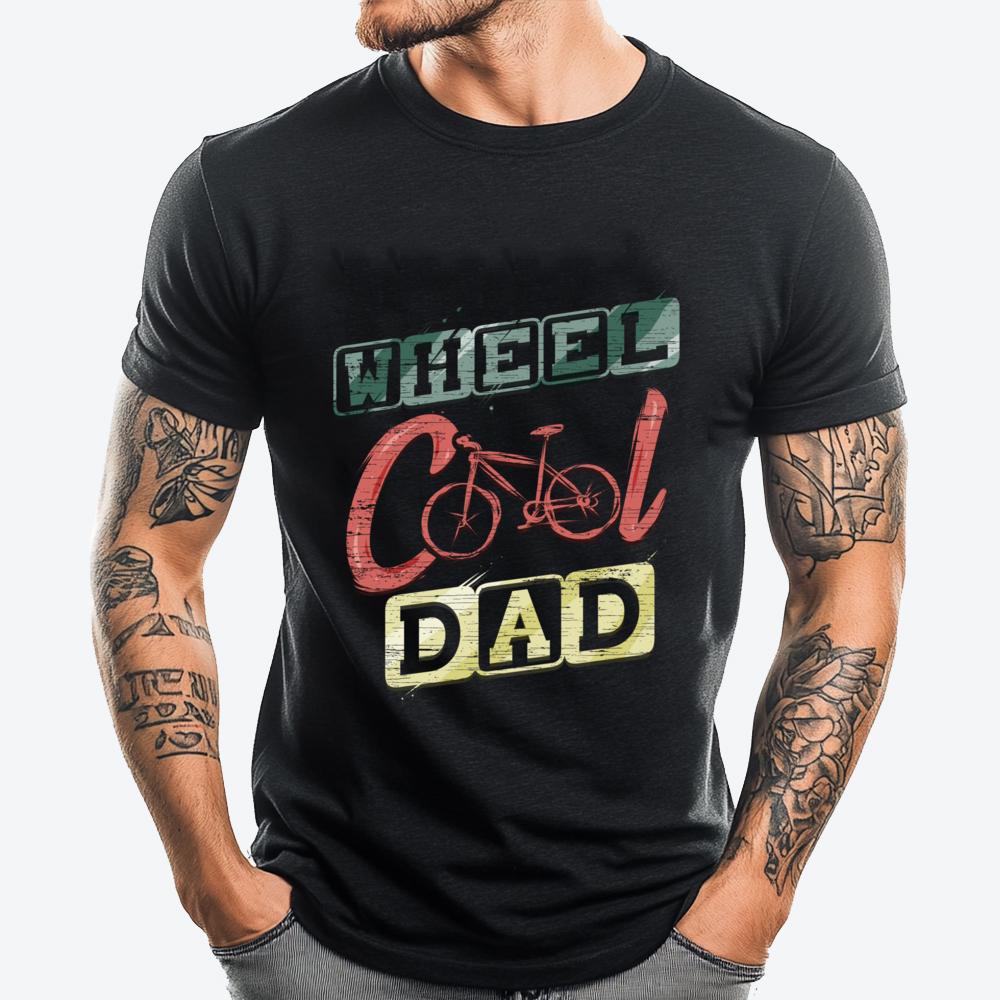 Cycling Dad For Papa Cyclist Bike Tour Cycle Lover Bicycle Brand T Shirt New Year 2025