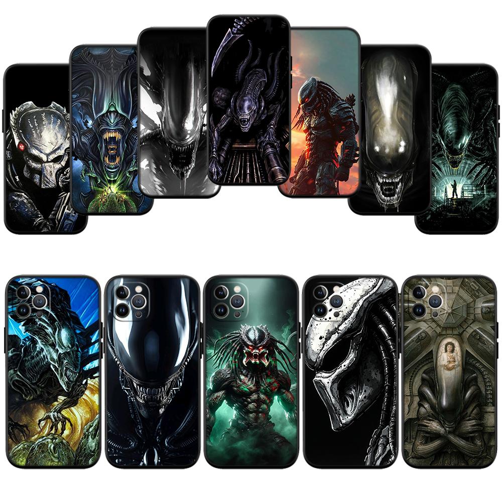 QE2 Aliens vs Predator Xenomorph Case for Motorola Edge 60 60s 70 G86 G56 G54 E14 G04S G45 G54 G64 S30 S50 X30 X40 X50 Pro Power