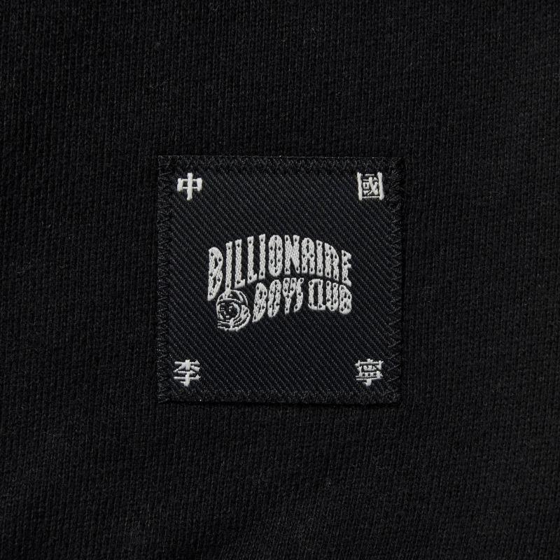Ли Нин X Billionaire Boys Club Коллаборация Серия Скейтбордов Удобная Худи с Принтом Букв Универсальная Худи Мужские Худи Черный AWDUG99-4