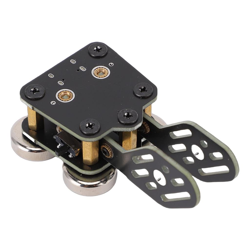 CW Key Quick Response Double Paddle Morse Key with Magnetic Base 3.5mm Type C Port for Smartphone Computer Ham Radio
