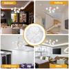 Aluminum Wire Lampshade Globe Glass DIY Lighting Accessories Decor Easy To Install for