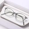 Новые модные очки для чтения с защитой от синего света для женщин и мужчин, ретро, модные, ультралегкие, с маленькой оправой, для дальнозоркости, диоптрии до +4.0