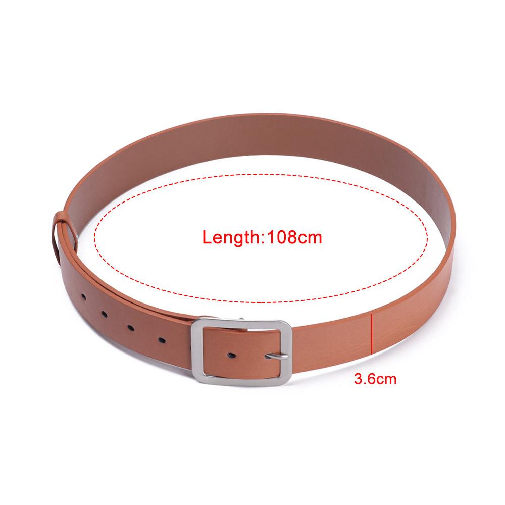 High-Quality Waist Strap Belts Waist Belts Leather Dress Belt Casual Waistband Square Pin Buckle