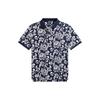 Polo Polo Collar Pattern Printed Short Sleeve Polo Shirt Men Tops Dark-Blue 710837346-001