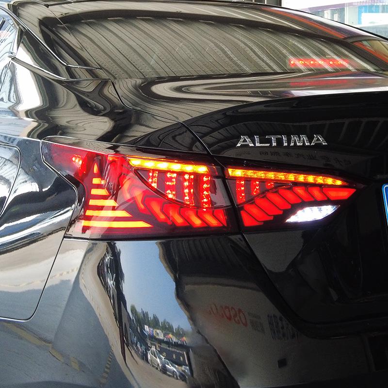 19-22 ALTIMA Teana LED Dragon Scale Tail Light: Daytime Running, Brake, Reverse, Fog