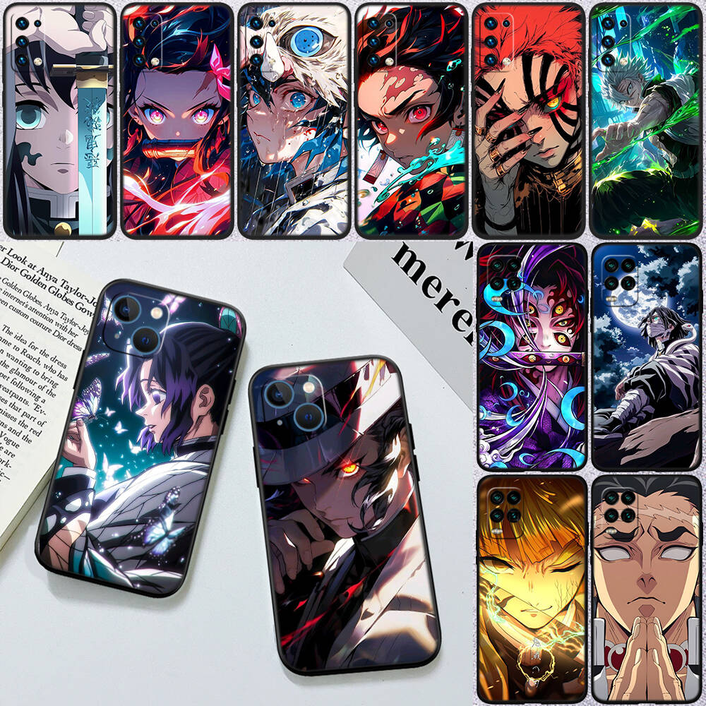 Demon Slayer Phone Case for Xiaomi Poco C40 C51 C50 C55 C65 C71 C75 C85 F8 F7 F6 F5 F3 F2 X7 X6 X4 X3 M7 M6 M5 M4 M3 M2 Pro