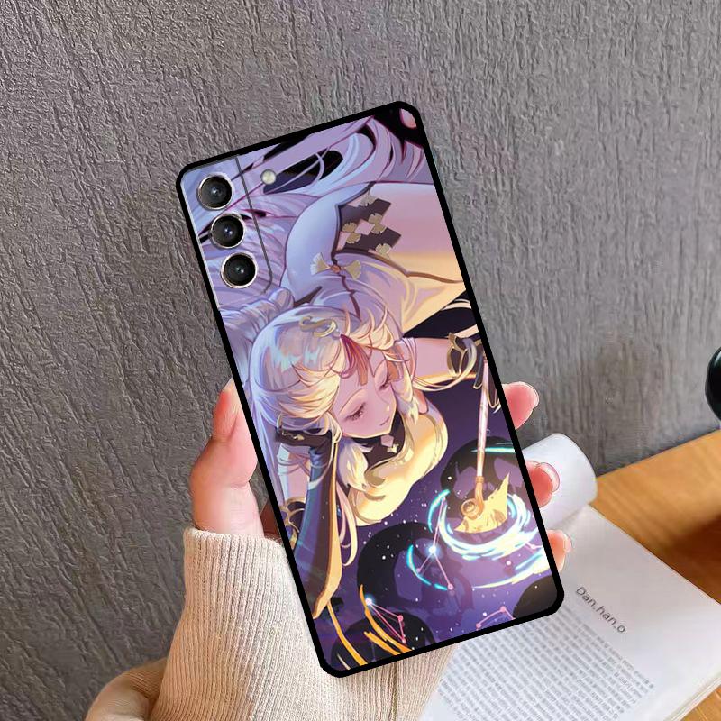 Ningguang Genshin Impact Phone Case For Samsung Galaxy S24 S26 Ultra S20 S21 S22 S23 S25 Plus S10 S24 S25 FE Cover