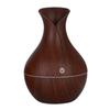 New 130ml Essential Oil Diffuser Humidifier Aromatherapy Wood Grain Vase Aroma LED