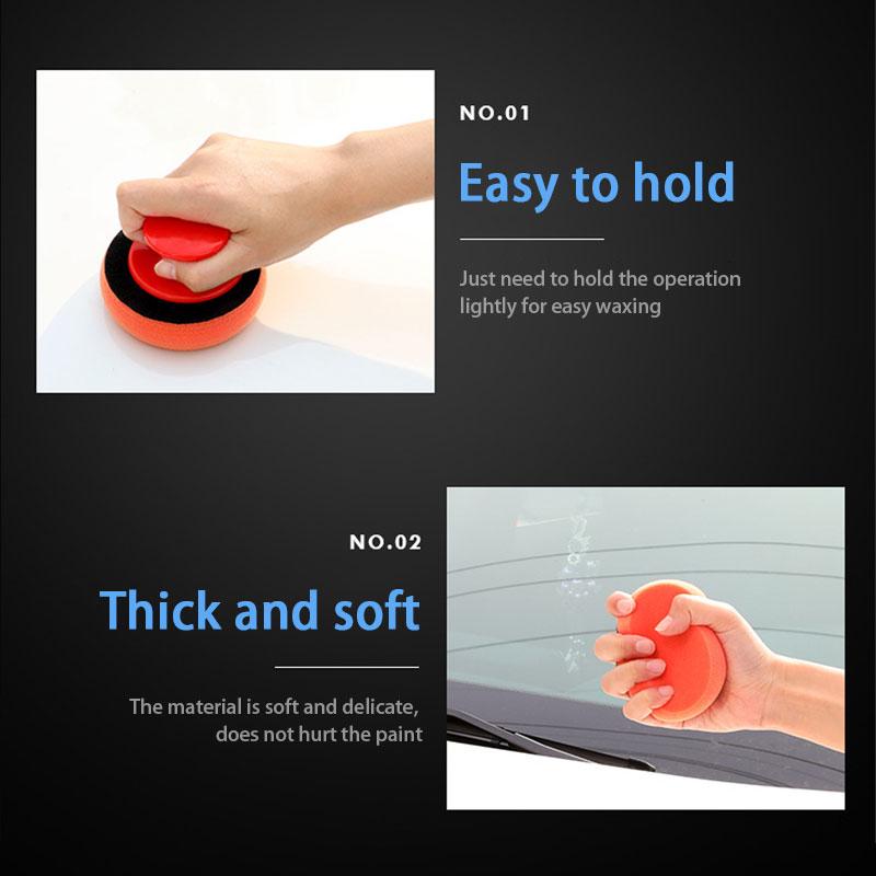 Комплект из 6 дисков для полировки автомобиля, полировальный диск с ручкой, губки для полировки автомобиля, многофункциональный инструмент для ухода за лакокрасочным покрытием