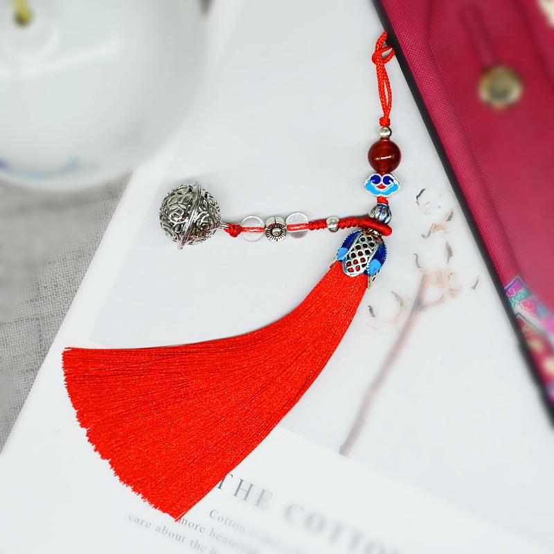 1 шт. брелок модные товары для рукоделия новые подвесные украшения диффузор дворцовый колокольчик кисточки металлический медальон кулон