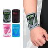 1Pcs Elastic Wristbands Gym Fitness Gear Sport Wristband Weightlifting Wrist Wraps for Basketball Tennis Badminton Brace