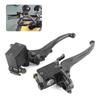 Pair of 22mm Hydraulic Clutch Left   Right Upper Front  Rear Brake Pump with Handle Parking Lock for 150cc 250cc ATV