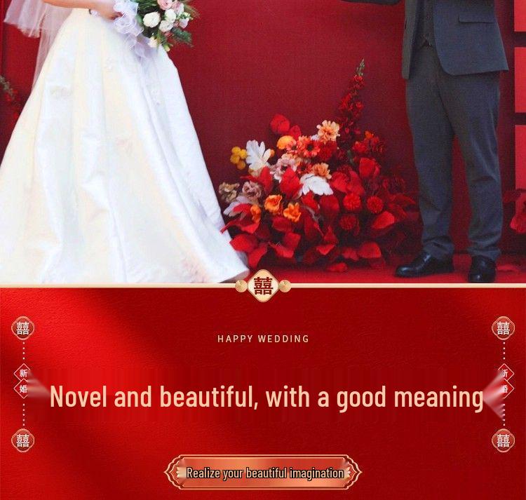 Rustic Wedding and Pre-Wedding Backdrop Decorations - Complete Set for Banquet and Photo Area