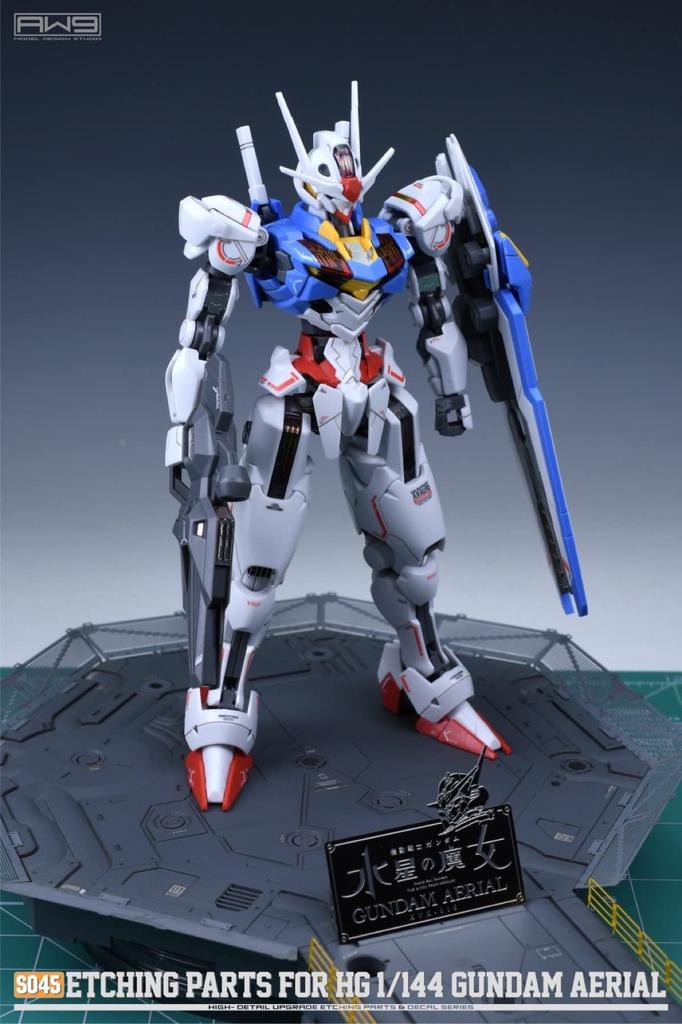 Воздушная модификация HG Gundam с детализацией из высококачественных металлических деталей с водостойкой наклейкой 1/144 [предмет]