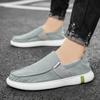 2024 Мужская парусиновая обувь Тканевая Модная Повседневная Мужская обувь для мужчин Обувь для вождения Мягкая Удобная Мужская обувь Легкая Повседневная
