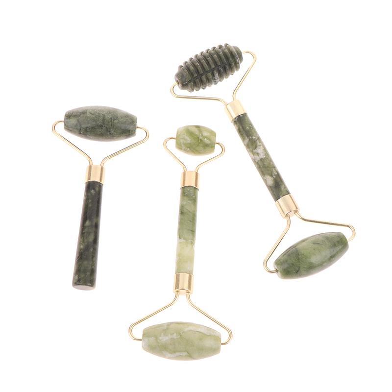 3 шт. Гуаша натуральный камень массаж лица нефритовый ролик Гуаша набор инструментов для массажа тела и лица спа