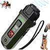 2 In 1 Waterproof Ultrasonic Dog Repeller Pet Clicker Deterrent Anti-Barking Dogs Training W/ Flash Long Standby Dog Accessories