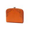 Bifold Wallet Genuine Leather Orange [Dakota] Women's DA-31601-34