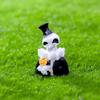 Миниатюрная фигурка на Хэллоуин Паук Летучая мышь Свеча Череп Мультяшный Страшный Кролик Статуэтка Хэллоуинская Шутливая Подставка Настольная Мелочь