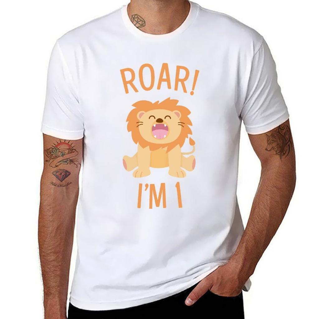 Roar Cute Lion Im 1 Tshirt Summer Fashion Casual Tee Shirt