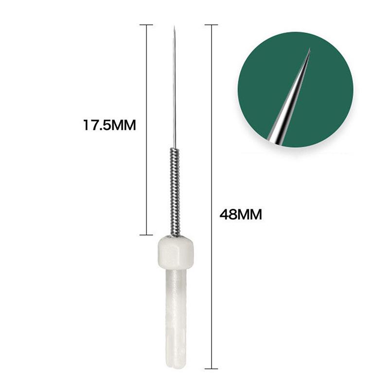 10 шт. Стерильные одноразовые иглы для удаления акне, инструмент для удаления черных точек, индивидуальная упаковка, экстрактор игл для акне для ухода за кожей
