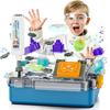 Научные наборы для детей 5-7 лет 8-12 лет, Образовательные игрушки STEM с 58 деталями для схем, Более 520 проектов, Дорожный сенсорный стол, Фиджет-игрушка для мальчиков