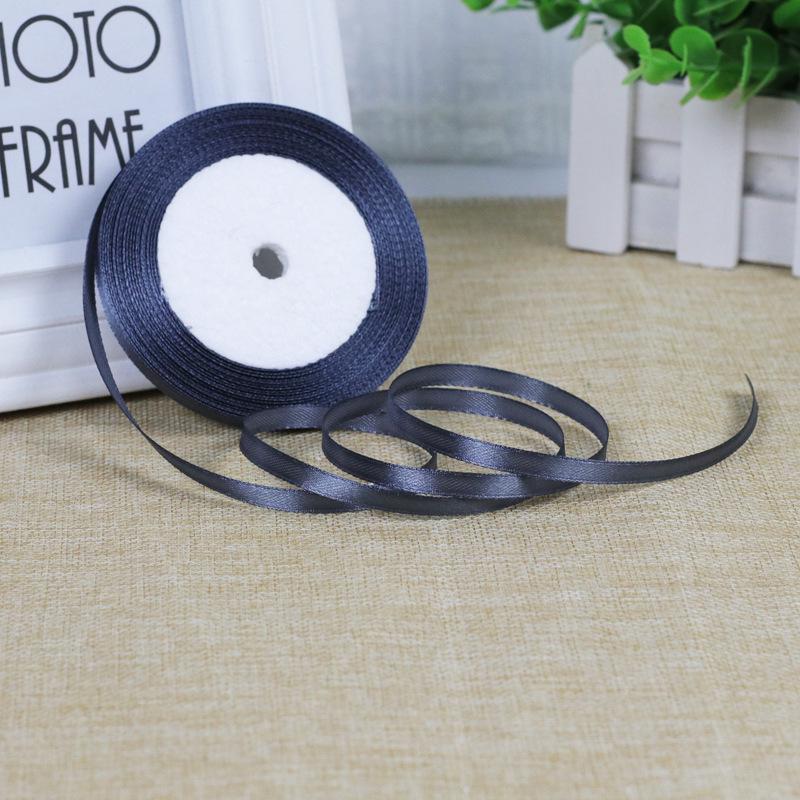 0.6см Белая атласная лента с розой для DIY украшения торта