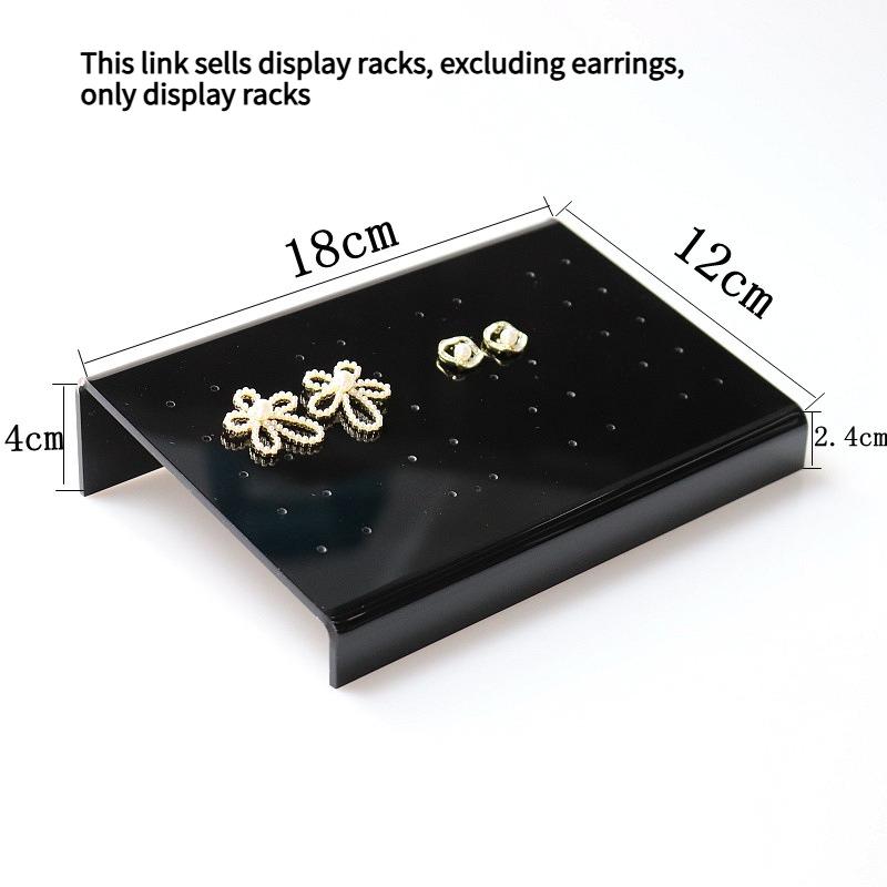 Multi Functional Transparent Acrylic Display Stand Perforated Jewelry Display Stand Earring Multi-layer Storage Stand Organic Glass Display Board