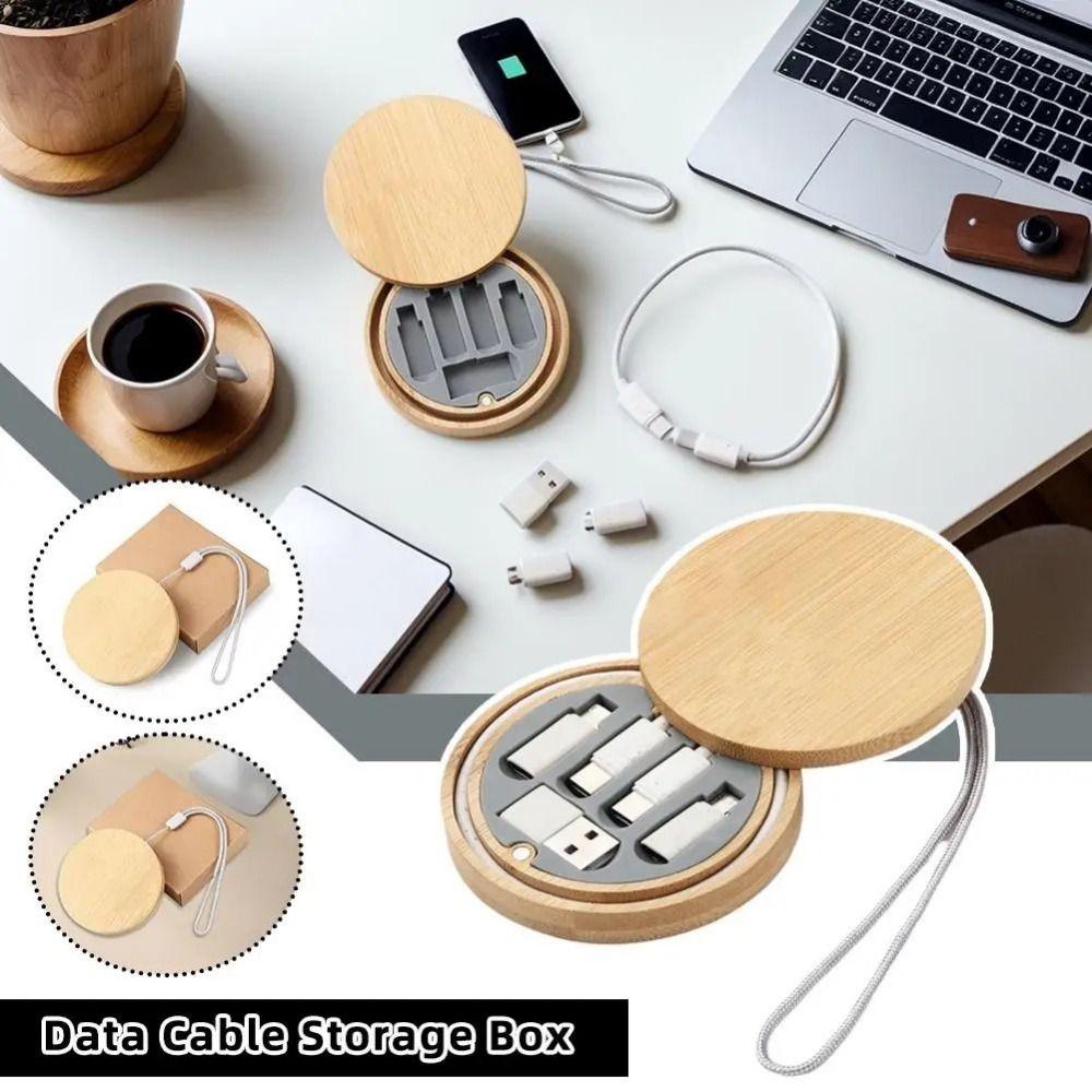 60W Power Six-in-One Charging Cable Travel Case Type-C Cable Fast Charging Cable  Device Charging
