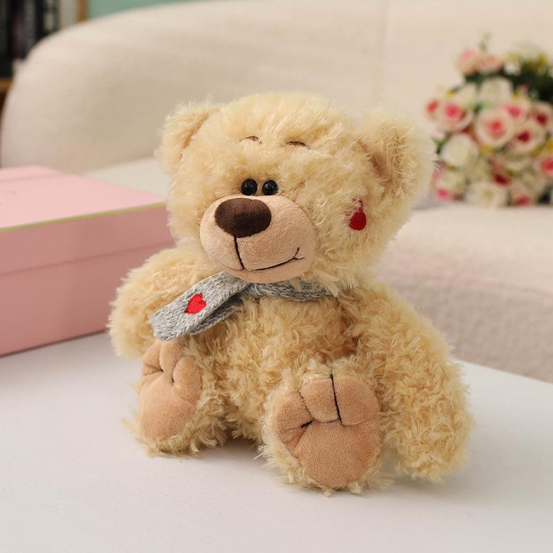 Cartoon Love Bear Hug Bear Doll Plush Toy Bunny Doll Children Accompany Soothing Doll