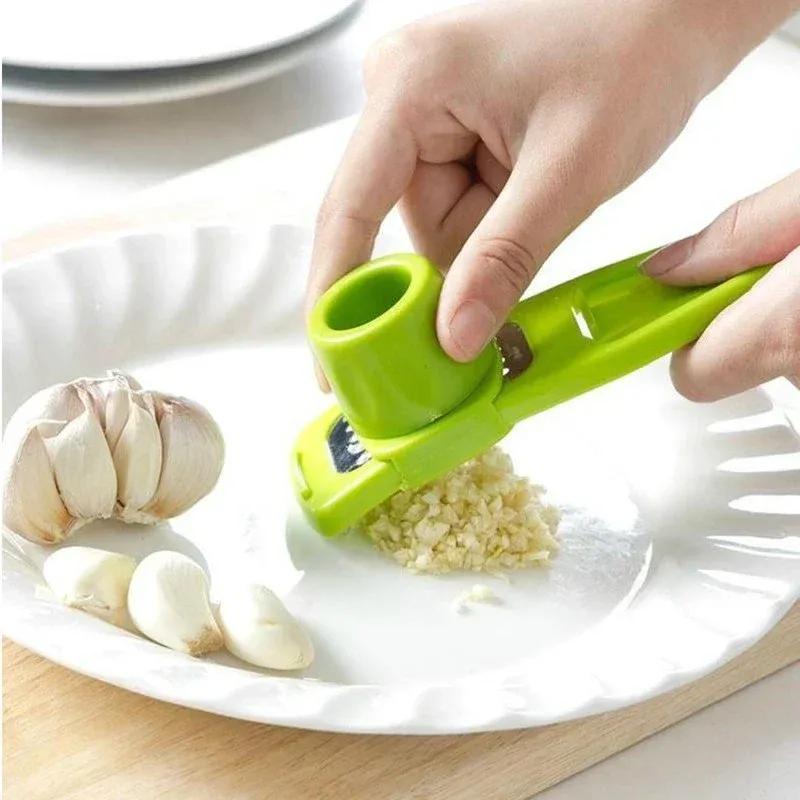 Multi-function Manual Onion Chopper Garlic Crusher Pressing Food Cutter Vegetable Slicer Peeler Mincer Kitchen Tools Durable New
