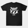 Мужская черная футболка с принтом Tommy Boy Records Печать на трансферной бумаге без вырезания Хлопковая футболка