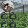 New 50pcs Sunshade Net Hook Shade Fabric Accessory Backyard Greenhouse Clamp Greenhouse PE Shade Fix Clip Garden