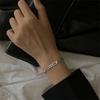 EManco 4mm 6mm 8mm Chain Figaro Bracelet 14K Gold Plated Stainless Steel Jewelry for Women