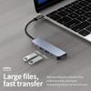 Концентратор USB 3.0 5-в-1 Концентратор типа C с портом USB-C с питанием PD 100 Вт, зарядка HDMI 4K, 30 Гц для MacBook Mac Pro iMac XPS ПК