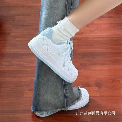 Туфли высокая ценность толстая подошва туфли женские осенние новые круглый носок повседневные спортивные туфли