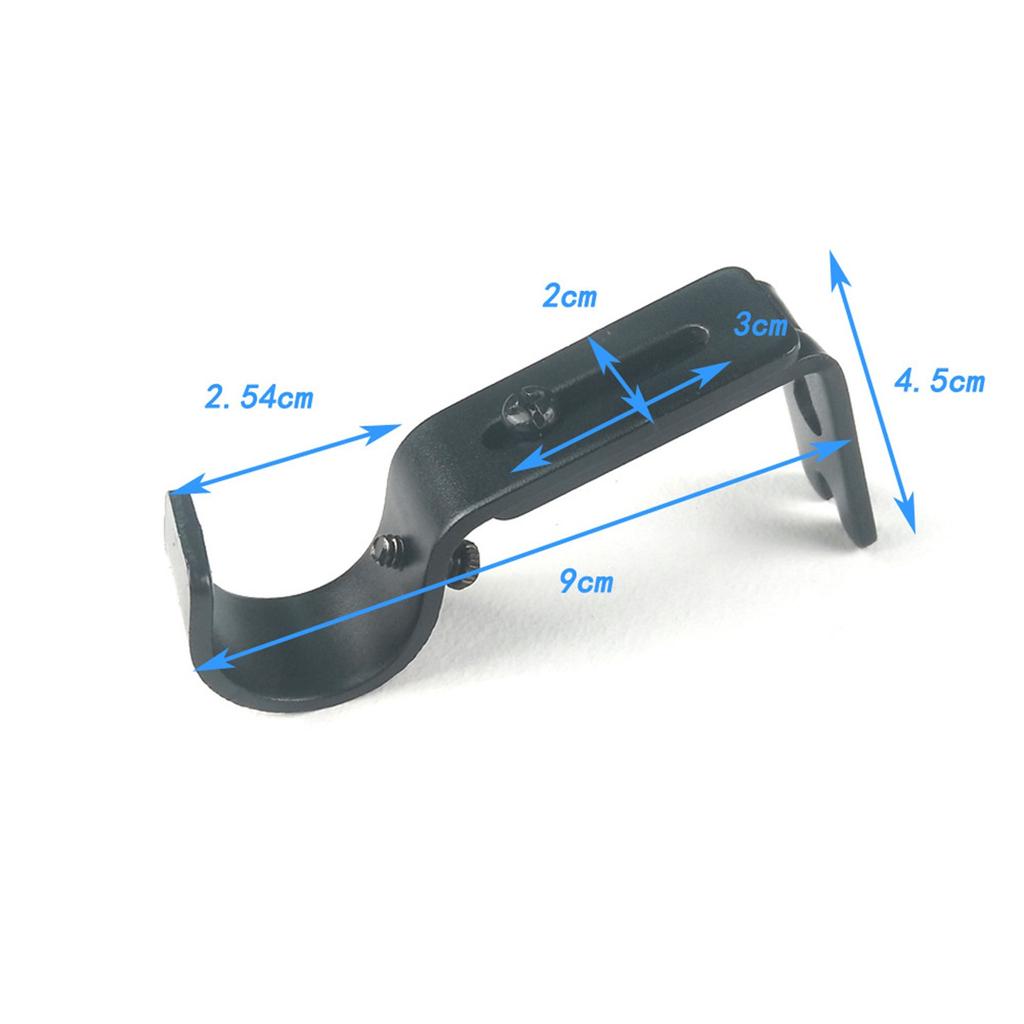 4 шт. регулируемые кронштейны для карнизов с винтами, настенный кронштейн для драпировки карниза, выдвижной металлический держатель для драпировки
